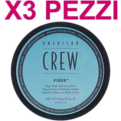 Cire Pour Cheveux Effet Mat American Crew Fiber 85gr 3 Pièces - Publicité Cire Pour Cheveux Effet Mat American Crew Fiber 85gr 3 Pièces - Publicité