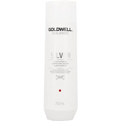 Goldwell Dualsenses Silver Shampoo - Gris - 250ml - Shampoo - Publicité Goldwell Dualsenses Silver Shampoo - Gris - 250ml - Shampoo - Publicité