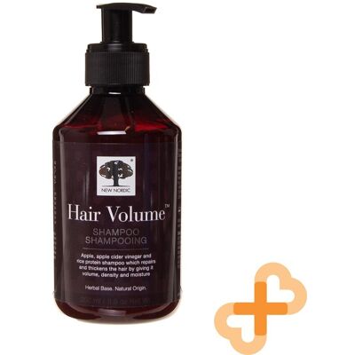 Shampoo Volume Cheveux de New Nordic - Type de cheveux - Publicité Shampoo Volume Cheveux de New Nordic - Type de cheveux - Publicité
