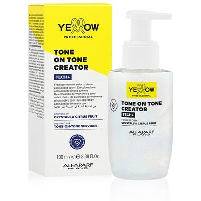 Alfaparf Milano Additif Alfaparf Jaune Tone On Tone Creator 100ml - Publicité Alfaparf Milano Additif Alfaparf Jaune Tone On Tone Creator 100ml - Publicité