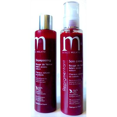 Shampooing & Soin Repigmentant Mulato Rouge De Venise - 200 Ml Gamme Naturelle - Publicité Shampooing & Soin Repigmentant Mulato Rouge De Venise - 200 Ml Gamme Naturelle - Publicité