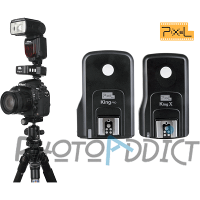 Kit déclencheur flash sans fil Pixel King Pro pour Canon - Supporte TTL, Manuel, 300m - Publicité Kit déclencheur flash sans fil Pixel King Pro pour Canon - Supporte TTL, Manuel, 300m - Publicité