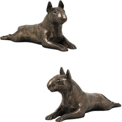 ART Bull Terrier, Bull Terrier Iv - Statuette De Chien, Figurine Sur Marbre Blanc, T - Publicité ART Bull Terrier, Bull Terrier Iv - Statuette De Chien, Figurine Sur Marbre Blanc, T - Publicité