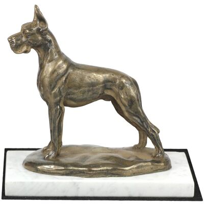 ART Grand Danois I - Statuette De Chien, Figurine Sur Marbre Blanc, Trophée Pour Une - Publicité ART Grand Danois I - Statuette De Chien, Figurine Sur Marbre Blanc, Trophée Pour Une - Publicité
