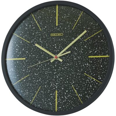 Horloge Murale SEIKO - noir - Mécanisme à quartz - Salon - Publicité Horloge Murale SEIKO - noir - Mécanisme à quartz - Salon - Publicité