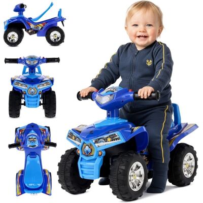 Sun Porteur Pour Bébé D'Un An Quad Bleu - Publicité Sun Porteur Pour Bébé D'Un An Quad Bleu - Publicité