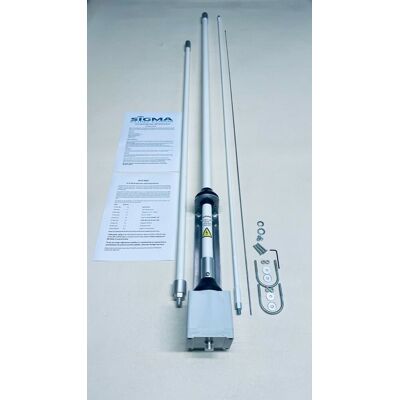 Sigma Antenne Verticale En Fibre De Verre Se-Hf-360 Xp 1kw 80 À 6 Mètres - Publicité Sigma Antenne Verticale En Fibre De Verre Se-Hf-360 Xp 1kw 80 À 6 Mètres - Publicité