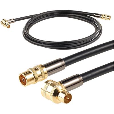 Câble Antenne Coaxial Hdtv Premium 105 Db À Connecteur Coudé 90° - 2 M - Auvisio - Publicité Câble Antenne Coaxial Hdtv Premium 105 Db À Connecteur Coudé 90° - 2 M - Auvisio - Publicité