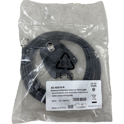 Cisco Systems 4g-Ae010-R Câble D’extension Pour Antenne 4g/5g 3mt Antenne Noire - Publicité Cisco Systems 4g-Ae010-R Câble D’extension Pour Antenne 4g/5g 3mt Antenne Noire - Publicité