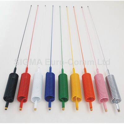 Sigma Antenne / Aérien Omni Directionnel Chrome Mini Stinger Springer Tornado 90 Cm - Publicité Sigma Antenne / Aérien Omni Directionnel Chrome Mini Stinger Springer Tornado 90 Cm - Publicité