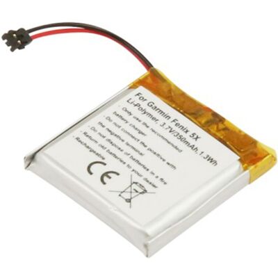Avizar Batterie Pour Montre Gps Garmin Fēnix 5x Li-Polymère 3.7v 350mah 1.3wh - Publicité Avizar Batterie Pour Montre Gps Garmin Fēnix 5x Li-Polymère 3.7v 350mah 1.3wh - Publicité