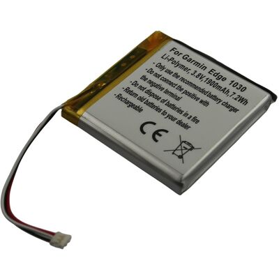 Avizar Batterie Pour Garmin Edge 1030 Li-Polymer 3,8v 1900mah 7,2wh,Gris - Publicité Avizar Batterie Pour Garmin Edge 1030 Li-Polymer 3,8v 1900mah 7,2wh,Gris - Publicité