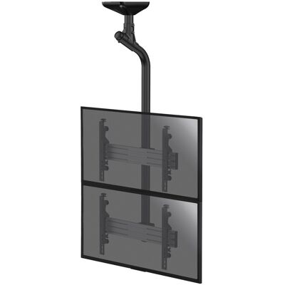 Support au plafond Kimex double écran - VESA 200x200 à 600x400 - 50kg - Publicité Support au plafond Kimex double écran - VESA 200x200 à 600x400 - 50kg - Publicité