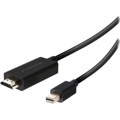 Vivanco Vnithdmiminidp15k Câble Hdmi-Mini Displayport M-M 1,5 M Noir - Publicité Vivanco Vnithdmiminidp15k Câble Hdmi-Mini Displayport M-M 1,5 M Noir - Publicité