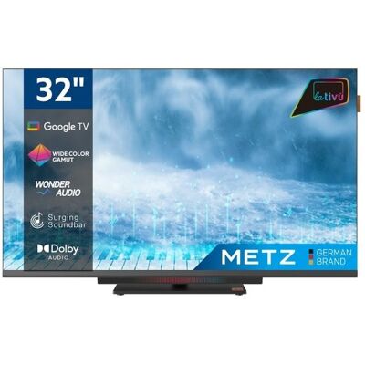 Metz 32mtd8500z Téléviseur Led 32\" Hd Smart Google Dvb-T2/s2 Avec Pied - Publicité Metz 32mtd8500z Téléviseur Led 32\" Hd Smart Google Dvb-T2/s2 Avec Pied - Publicité