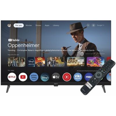 Qbell Tv Led 32\" Qt32hgf9a Hd Smart Google Tv Wifi Dvb-T2 - Publicité Qbell Tv Led 32\" Qt32hgf9a Hd Smart Google Tv Wifi Dvb-T2 - Publicité