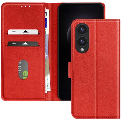 Avizar Étui Pour Samsung Galaxy S25 Edge Clapet Portefeuille Et Support Vidéo - Publicité Avizar Étui Pour Samsung Galaxy S25 Edge Clapet Portefeuille Et Support Vidéo - Publicité