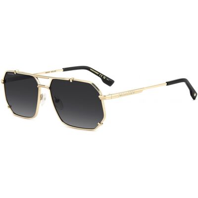 Lunettes De Soleil Dsquared2 D2 0175/s Rose Gold 61/15/145 Homme - Publicité Lunettes De Soleil Dsquared2 D2 0175/s Rose Gold 61/15/145 Homme - Publicité