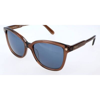 Lunettes De Soleil Ferragamo Sf815s Brown 56/17/140 Femme - Publicité Lunettes De Soleil Ferragamo Sf815s Brown 56/17/140 Femme - Publicité
