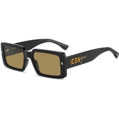 Lunettes De Soleil Dsquared2 Icon 0029/s Black Yellow 55/19/145 Homme - Publicité Lunettes De Soleil Dsquared2 Icon 0029/s Black Yellow 55/19/145 Homme - Publicité