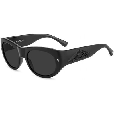 Lunettes De Soleil Dsquared2 Icon 0028/s Matte Black 55/21/140 Unisex - Publicité Lunettes De Soleil Dsquared2 Icon 0028/s Matte Black 55/21/140 Unisex - Publicité