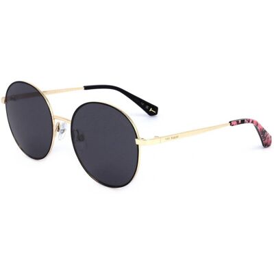 Lunettes De Soleil Ted Baker Tb1744 Black With Shiny Gold 54/18/135 Femme - Publicité Lunettes De Soleil Ted Baker Tb1744 Black With Shiny Gold 54/18/135 Femme - Publicité
