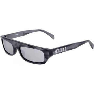 Lunettes De Soleil Moschino Mos047/s Silv Blk S 53/19/135 Femme - Publicité Lunettes De Soleil Moschino Mos047/s Silv Blk S 53/19/135 Femme - Publicité