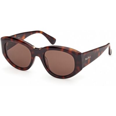 Lunettes De Soleil Maxmara Mm0198 Havana 52/21/140 Femme - Publicité Lunettes De Soleil Maxmara Mm0198 Havana 52/21/140 Femme - Publicité