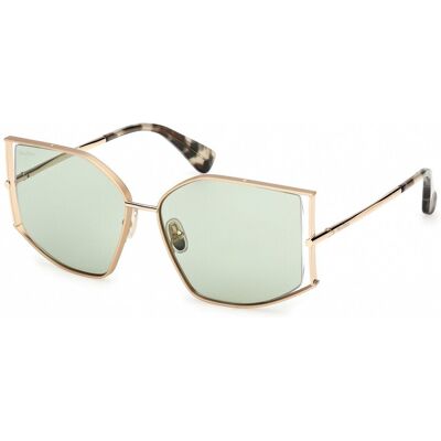 Lunettes De Soleil Maxmara Mm0142 Shiny Pale Gold 59/15/135 Femme - Publicité Lunettes De Soleil Maxmara Mm0142 Shiny Pale Gold 59/15/135 Femme - Publicité