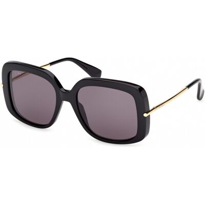 Lunettes De Soleil Maxmara Mm0195 Shiny Black 55/18/135 Femme - Publicité Lunettes De Soleil Maxmara Mm0195 Shiny Black 55/18/135 Femme - Publicité