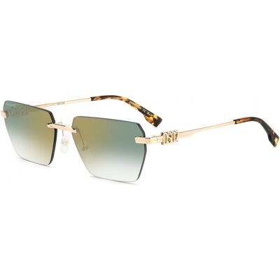 Lunettes De Soleil Dsquared2 D2 0102/s Gold Green 58/16/145 Homme - Publicité Lunettes De Soleil Dsquared2 D2 0102/s Gold Green 58/16/145 Homme - Publicité
