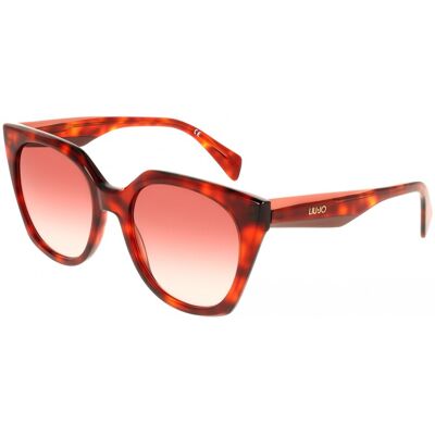Lunettes De Soleil Liu Jo Lj813s Red Tortoise 54/19/140 Femme - Publicité Lunettes De Soleil Liu Jo Lj813s Red Tortoise 54/19/140 Femme - Publicité