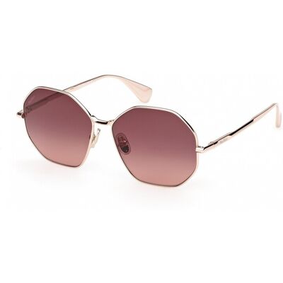 Lunettes De Soleil Maxmara Mm0168 Shiny Rose Gold 57/14/140 Femme - Publicité Lunettes De Soleil Maxmara Mm0168 Shiny Rose Gold 57/14/140 Femme - Publicité