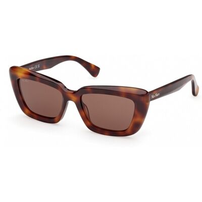 Lunettes De Soleil Maxmara Mm0171 Havana 54/17/140 Femme - Publicité Lunettes De Soleil Maxmara Mm0171 Havana 54/17/140 Femme - Publicité