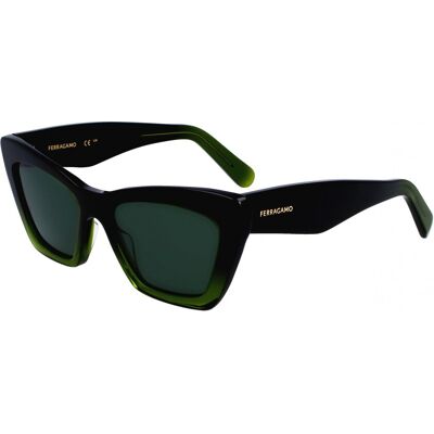 Lunettes De Soleil Ferragamo Sf929sn Transparent Green Gradien 55/17/145 Femme - Publicité Lunettes De Soleil Ferragamo Sf929sn Transparent Green Gradien 55/17/145 Femme - Publicité