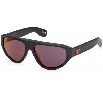Lunettes De Soleil Adidas Originals Or0146 Matte Black 57/15/140 Unisex - Publicité Lunettes De Soleil Adidas Originals Or0146 Matte Black 57/15/140 Unisex - Publicité
