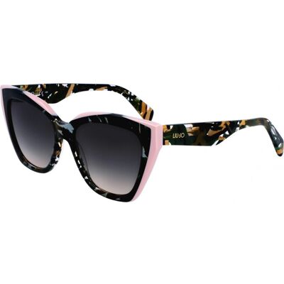 Lunettes De Soleil Liu Jo Lj784s Black/rose 53/17/140 Femme - Publicité Lunettes De Soleil Liu Jo Lj784s Black/rose 53/17/140 Femme - Publicité