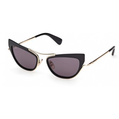 Lunettes De Soleil Maxmara Mm0172 Shiny Black 53/19/130 Femme - Publicité Lunettes De Soleil Maxmara Mm0172 Shiny Black 53/19/130 Femme - Publicité
