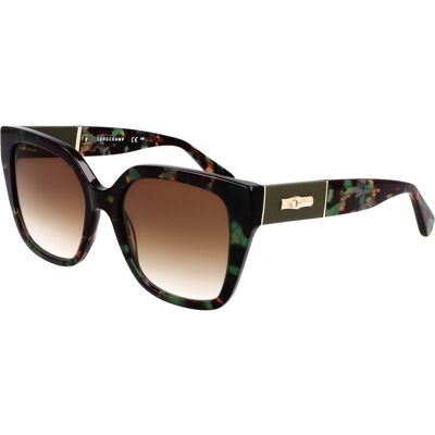 Lunettes De Soleil Longchamp Lo754sl Green Havana 54/18/140 Femme - Publicité Lunettes De Soleil Longchamp Lo754sl Green Havana 54/18/140 Femme - Publicité
