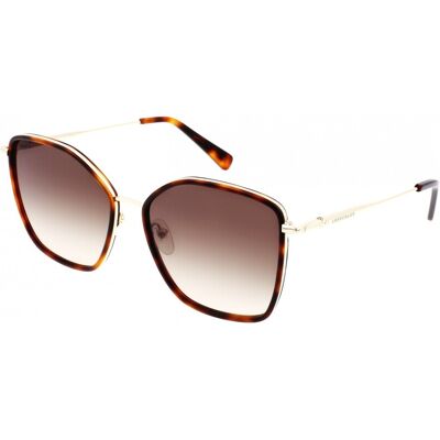 Lunettes De Soleil Longchamp Lo685s Gold/khaki 59/17/140 Femme - Publicité Lunettes De Soleil Longchamp Lo685s Gold/khaki 59/17/140 Femme - Publicité