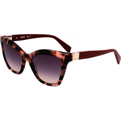 Lunettes De Soleil Liu Jo Lj804s Rose Tortoise 54/18/140 Femme - Publicité Lunettes De Soleil Liu Jo Lj804s Rose Tortoise 54/18/140 Femme - Publicité