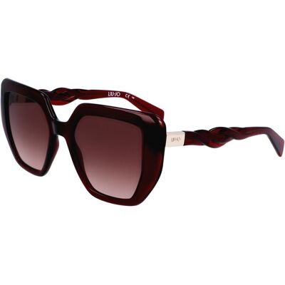 Lunettes De Soleil Liu Jo Lj788s Burgundy/ Red Wine Shaded Grey 52/19/140 Femme - Publicité Lunettes De Soleil Liu Jo Lj788s Burgundy/ Red Wine Shaded Grey 52/19/140 Femme - Publicité