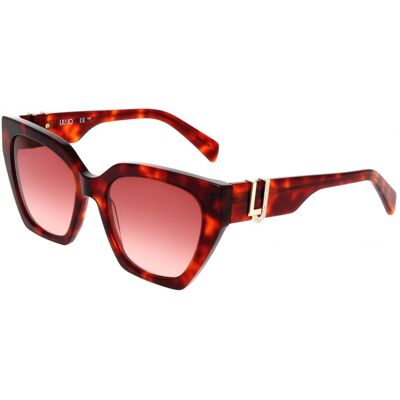 Lunettes De Soleil Liu Jo Lj814sr Red Tortoise/red Shaded 55/18/140 Femme - Publicité Lunettes De Soleil Liu Jo Lj814sr Red Tortoise/red Shaded 55/18/140 Femme - Publicité