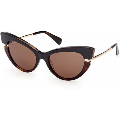 Lunettes De Soleil Maxmara Mm0187 Black/avana 56/19/135 Femme - Publicité Lunettes De Soleil Maxmara Mm0187 Black/avana 56/19/135 Femme - Publicité