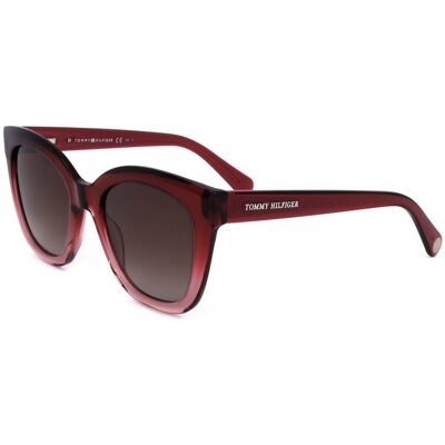 Lunettes De Soleil Tommy Hilfiger Th 1884/s Red 52/20/140 Femme - Publicité Lunettes De Soleil Tommy Hilfiger Th 1884/s Red 52/20/140 Femme - Publicité