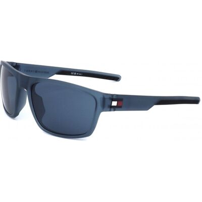 Lunettes De Soleil Tommy Hilfiger Th 1978/s Matte Blue 59/18/125 Homme - Publicité Lunettes De Soleil Tommy Hilfiger Th 1978/s Matte Blue 59/18/125 Homme - Publicité