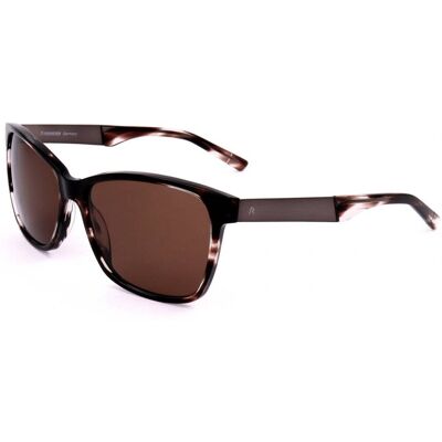 Lunettes De Soleil Rodenstock R3302 Brown Structured, Gun 57/15/135 Femme - Publicité Lunettes De Soleil Rodenstock R3302 Brown Structured, Gun 57/15/135 Femme - Publicité