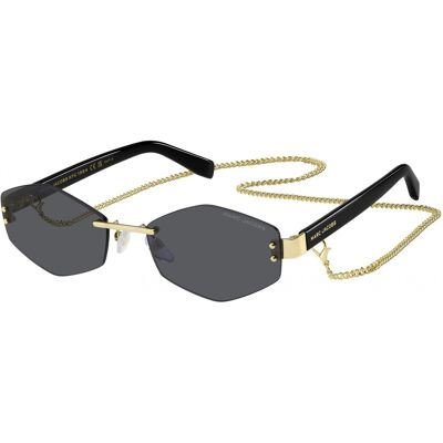 Lunettes De Soleil Marc Jacobs Marc 496/s Air Gold Black 2 57/18/135 Femme - Publicité Lunettes De Soleil Marc Jacobs Marc 496/s Air Gold Black 2 57/18/135 Femme - Publicité