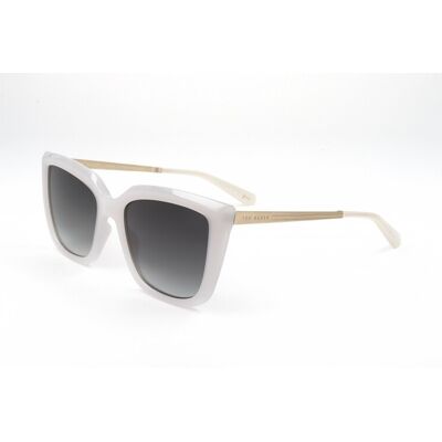 Lunettes De Soleil Ted Baker Tb1641 Gloss Milky White 56/19/140 Femme - Publicité Lunettes De Soleil Ted Baker Tb1641 Gloss Milky White 56/19/140 Femme - Publicité