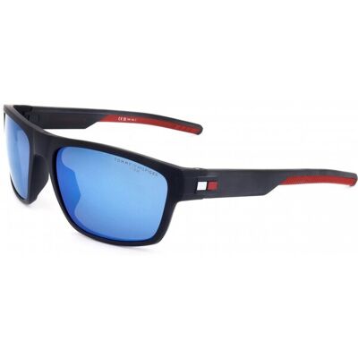 Lunettes De Soleil Tommy Hilfiger Th 1978/s Matte Blue 59/18/125 Homme - Publicité Lunettes De Soleil Tommy Hilfiger Th 1978/s Matte Blue 59/18/125 Homme - Publicité